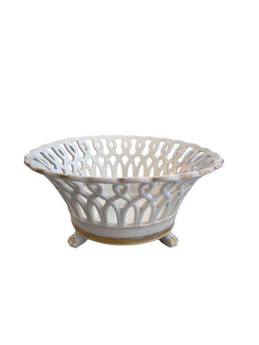 Old Paris Footed Basket