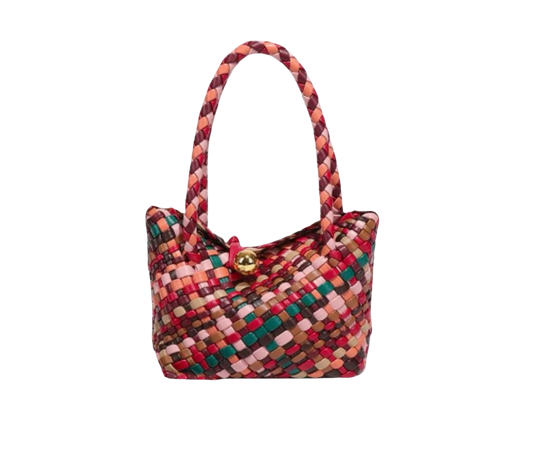 Woven Mini Tote Bag