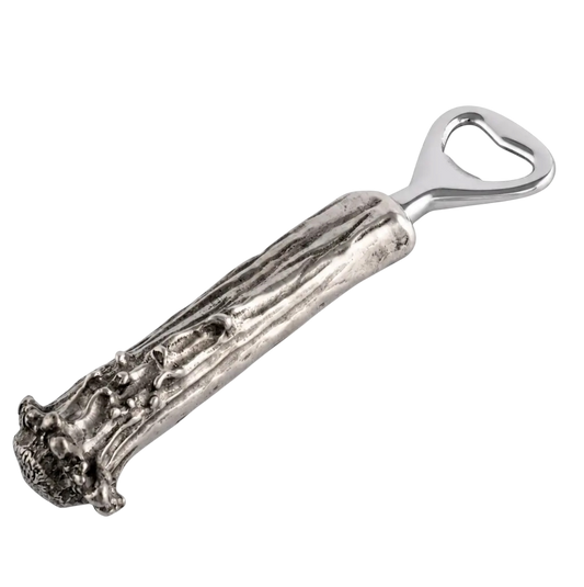 Pewter Antler Bottle Opener