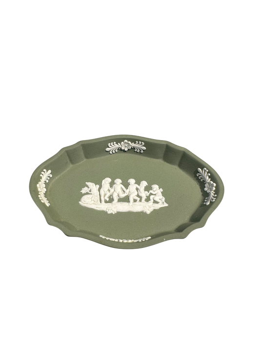 Oval Trinket Dish - Jasperware by Wedgwood