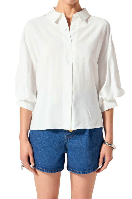 Balloon Sleeve Blouse