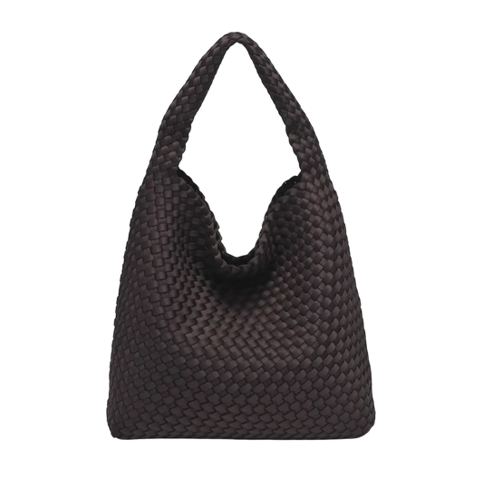 Woven Hobo Tote Bag