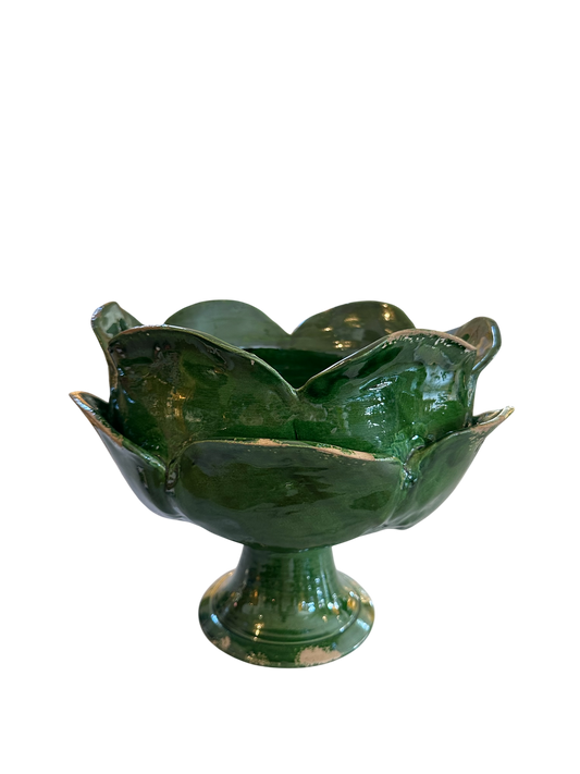 Large Petal Bowl - Verde