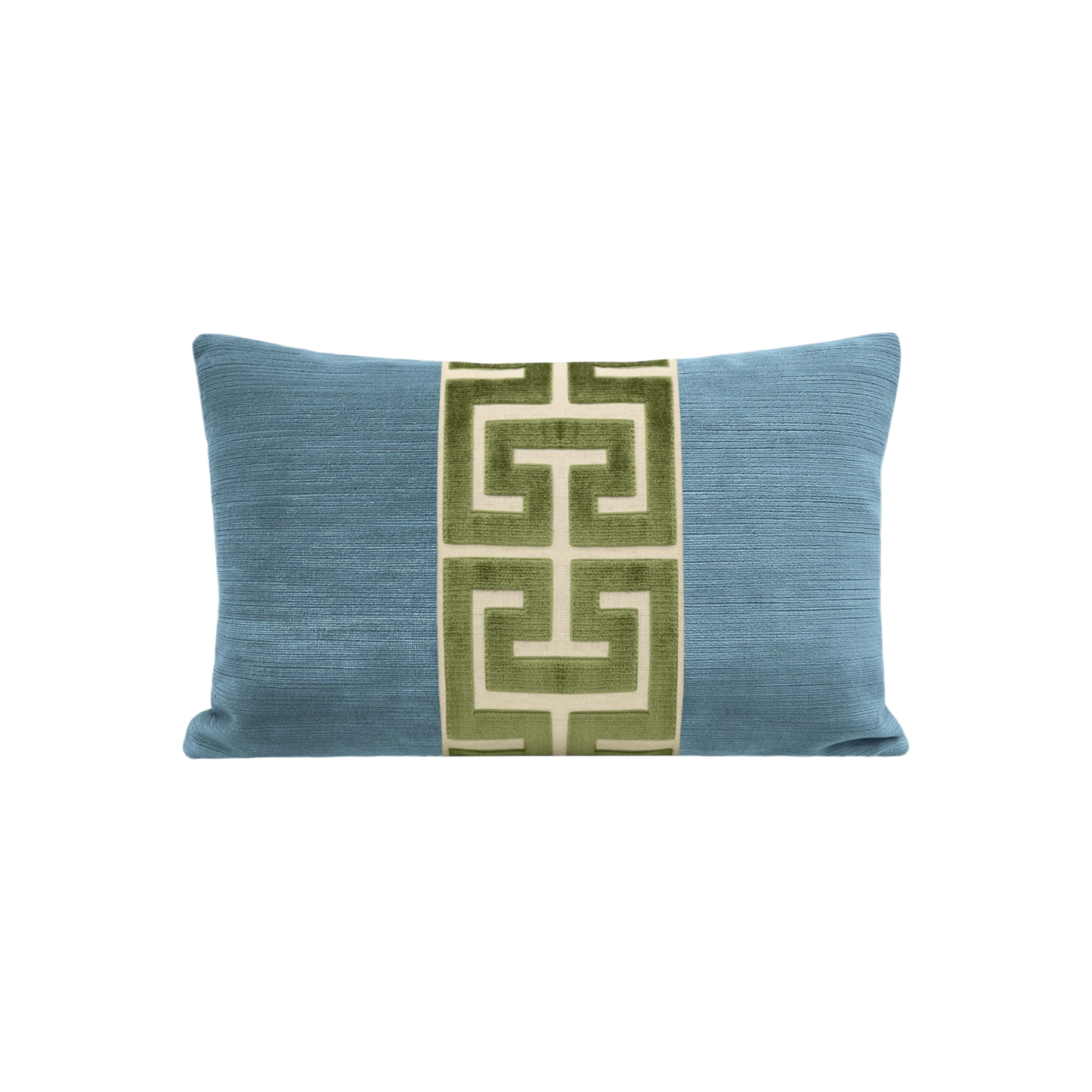Chambray Strie Velvet 12” x 18” Pillow