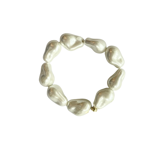 Ariel Pearl Bracelet - White