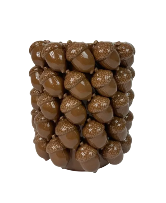 Large Ceramic Acorn Vase