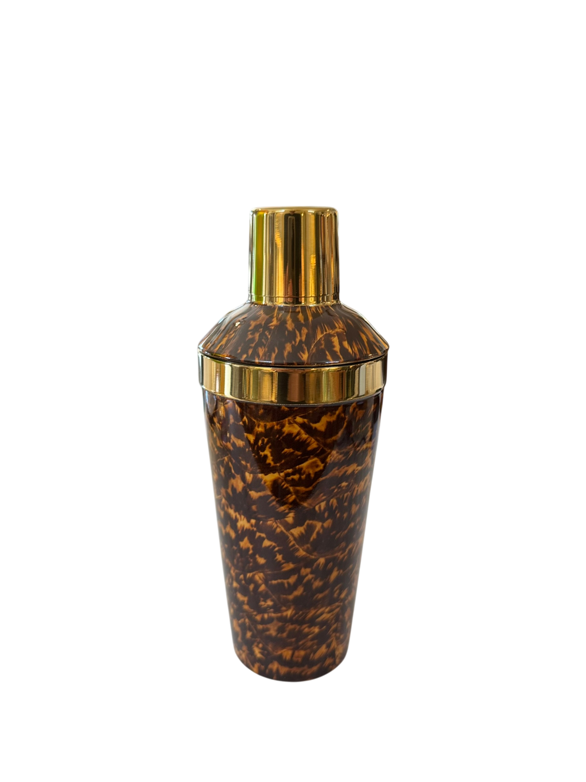 Maximilian Faux Tortoise Cocktail Shaker