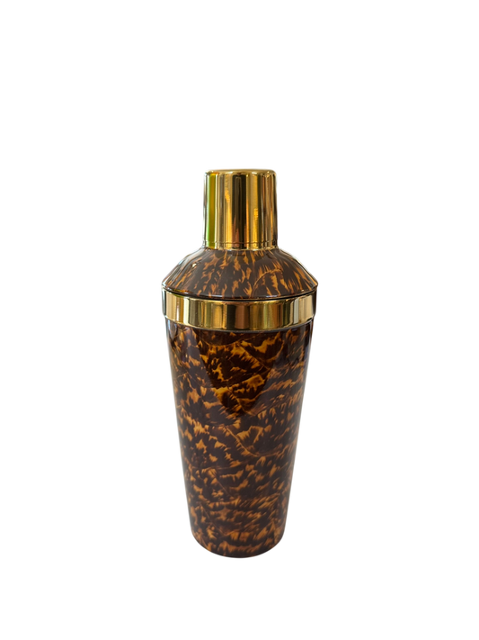 Maximilian Faux Tortoise Cocktail Shaker