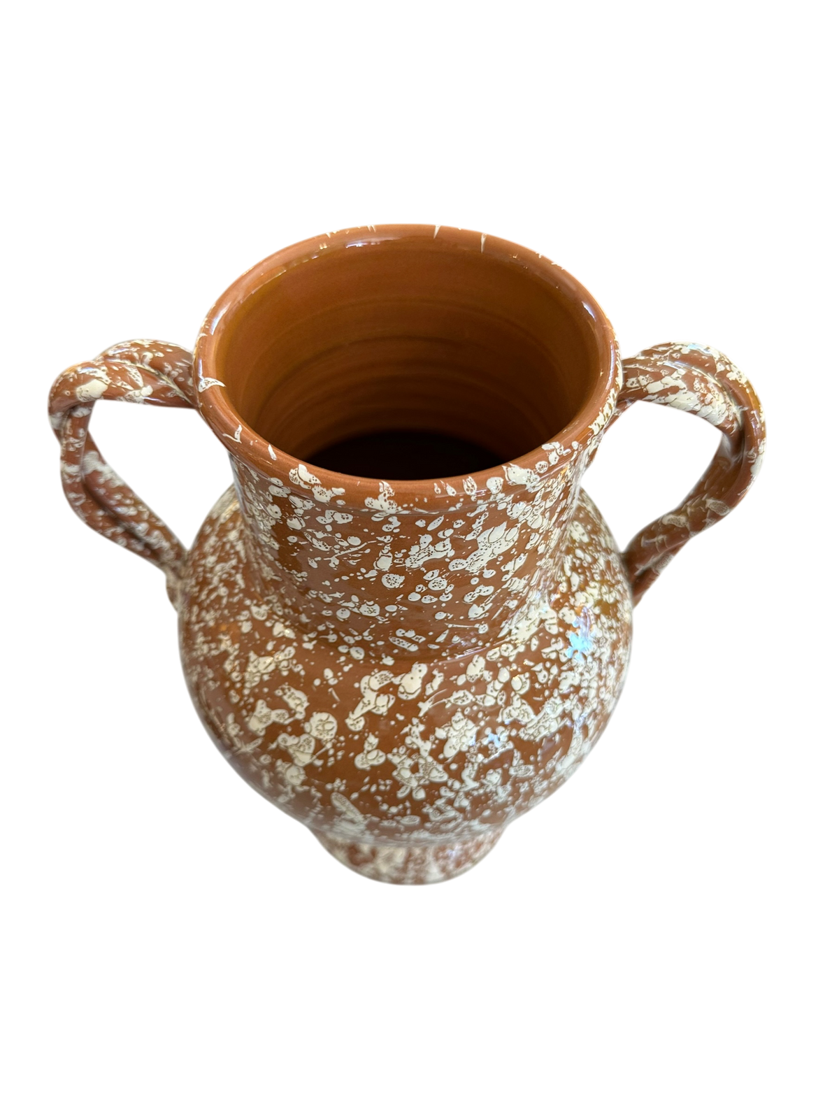 Large Verona Vase - Terracotta Splatter