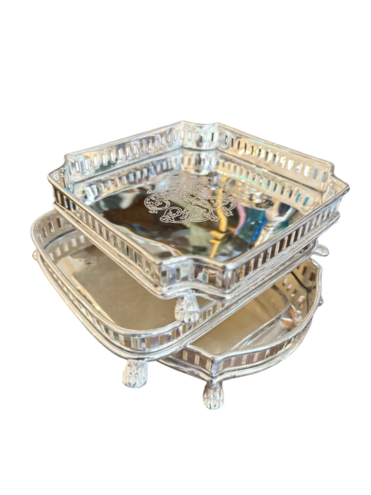 Silver Galway Trays