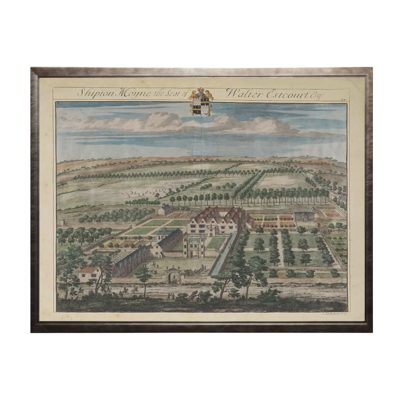 28” x 22” Vintage Estate Plan Print