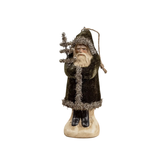 Forest Velvet Belsnickle Ornament