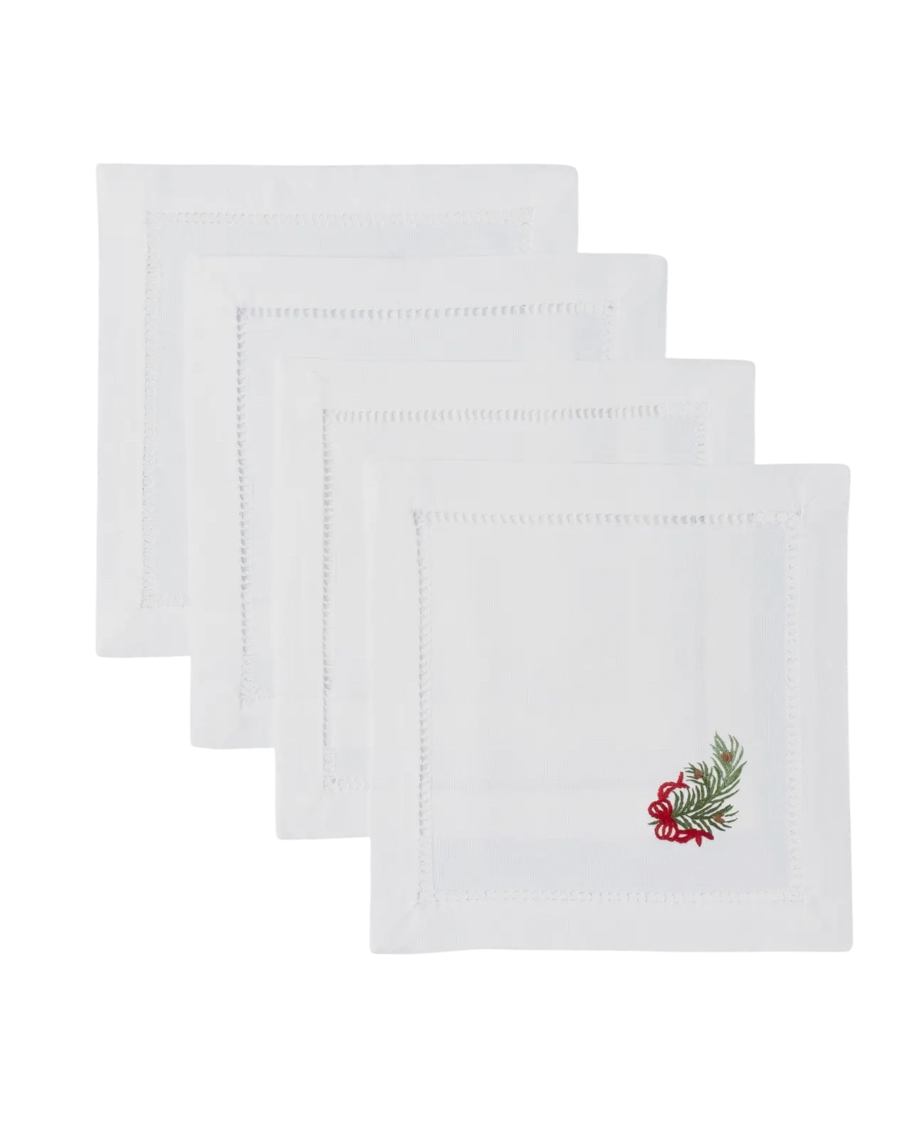 Holiday Cocktail Napkins / Set of 4