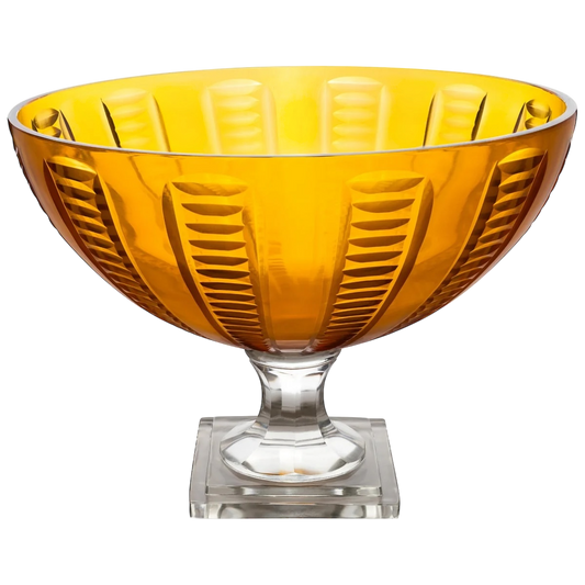 Amber Footed Bowl