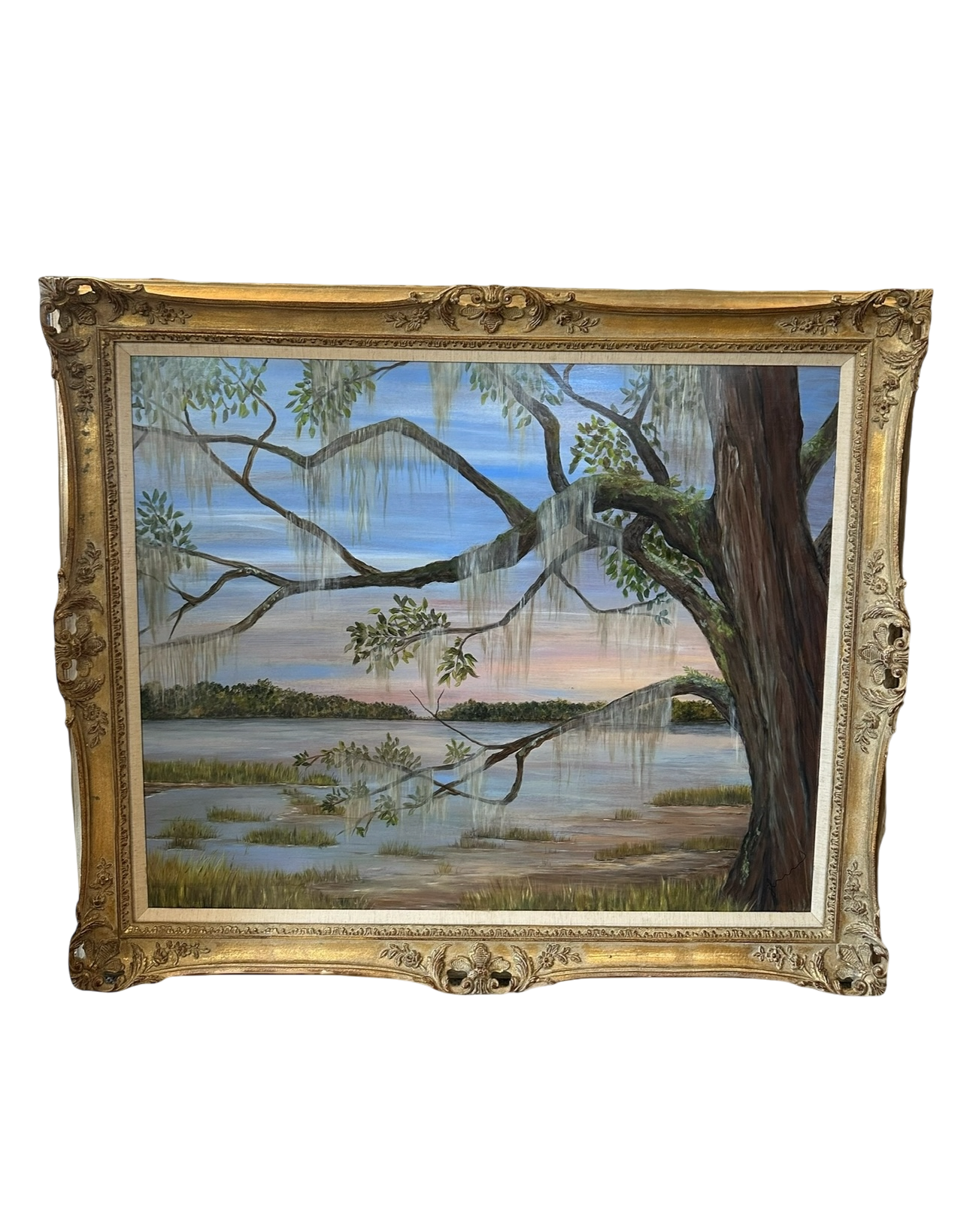 Jenn Leverett Art - 46" x 52"
Framed Live Oak Landscape