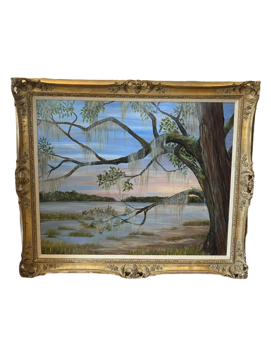 Jenn Leverett Art - 46" x 52"
Framed Live Oak Landscape