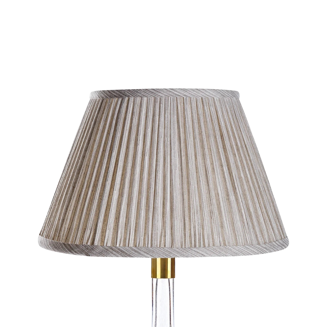 Fermoie Grey Strie Lampshade