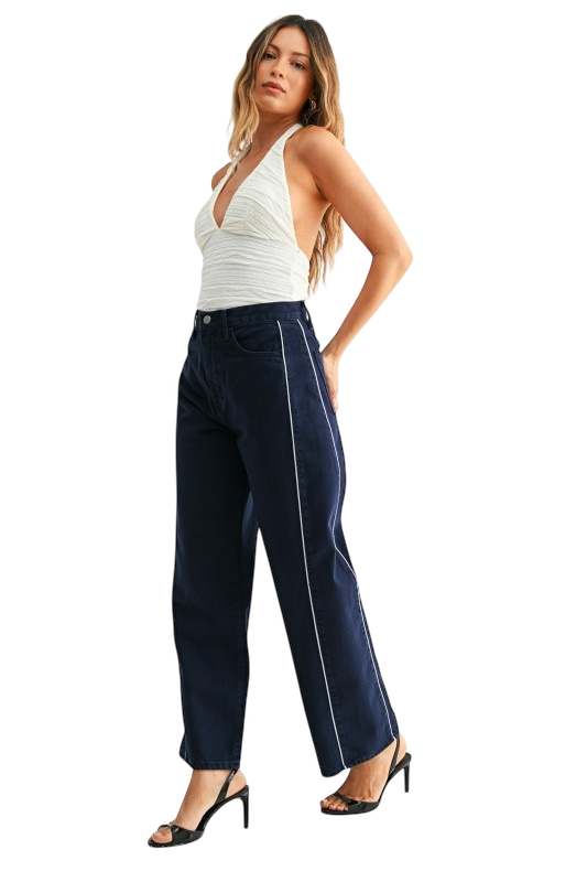 Barrel Twist Jean - Navy