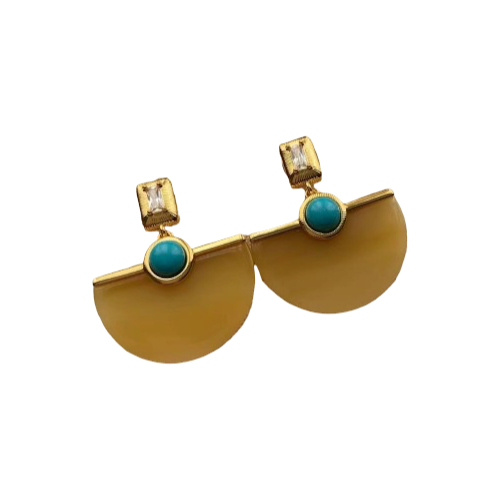 Half Moon Drop Earrings