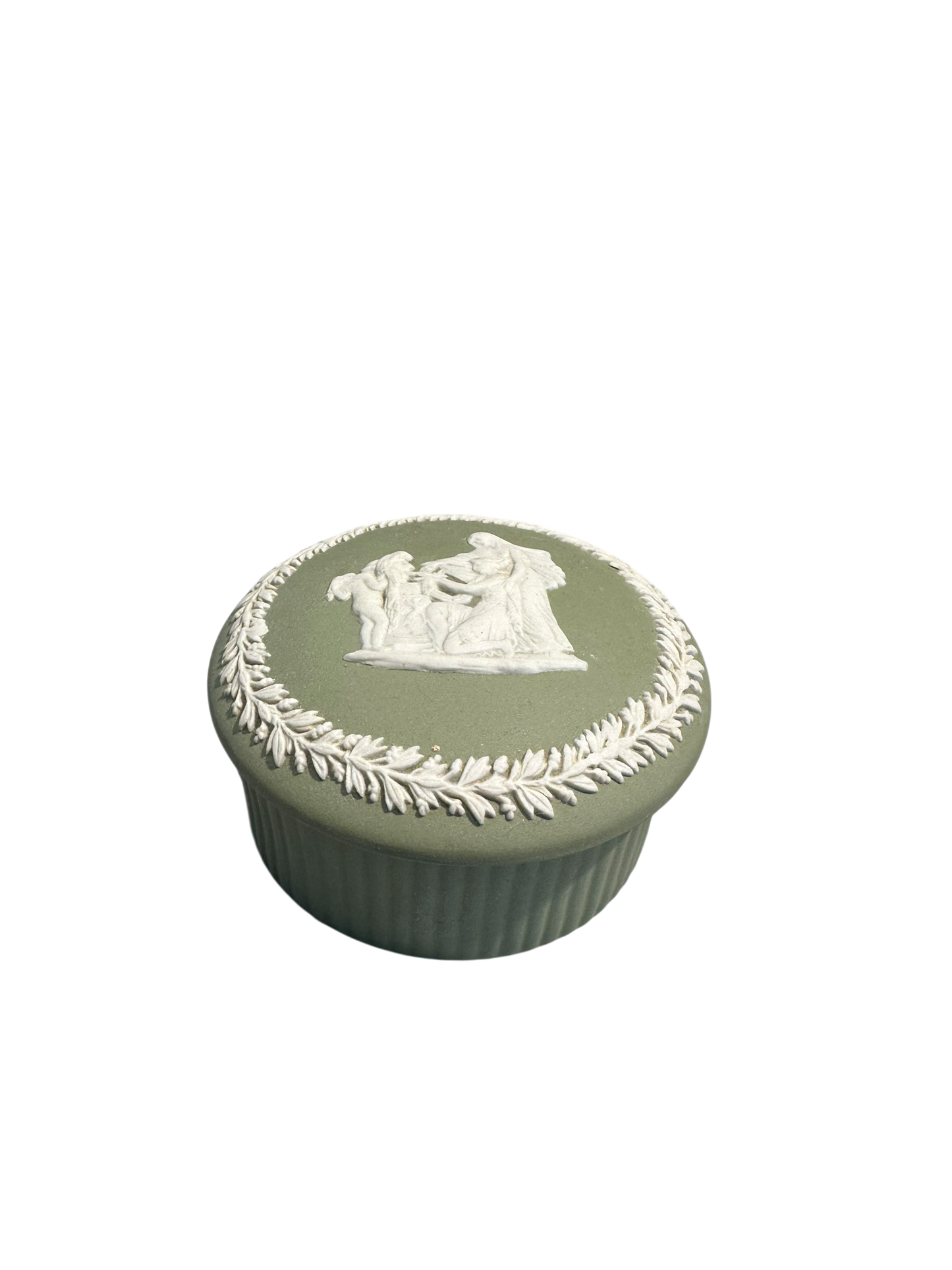 Round Trinket Box - Jasperware by Wedgewood