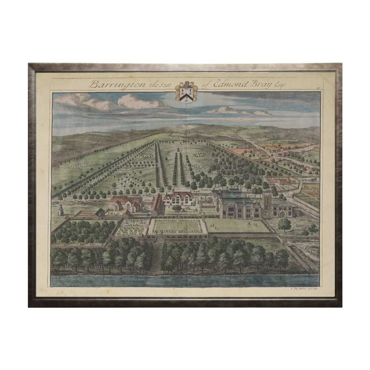 28” x 22” Vintage Estate Plan Print