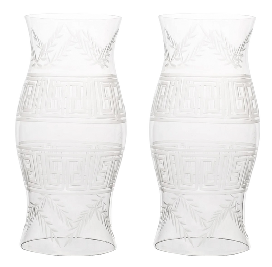 Etched Greek Key Hurricane