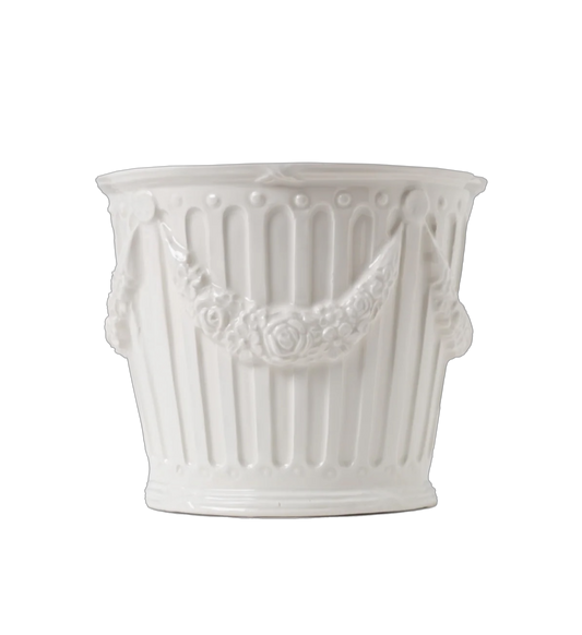 Garland Cream Cachepot - Large