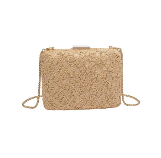 Samantha Evening Bag - Natural