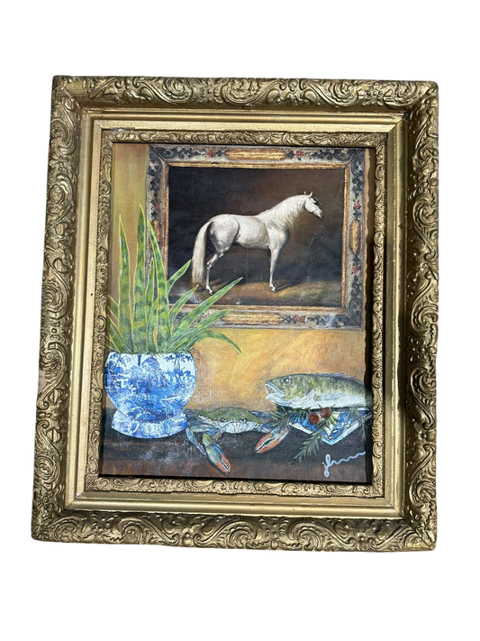 Jenn Leverett Art - Decoupage Still Life VIII