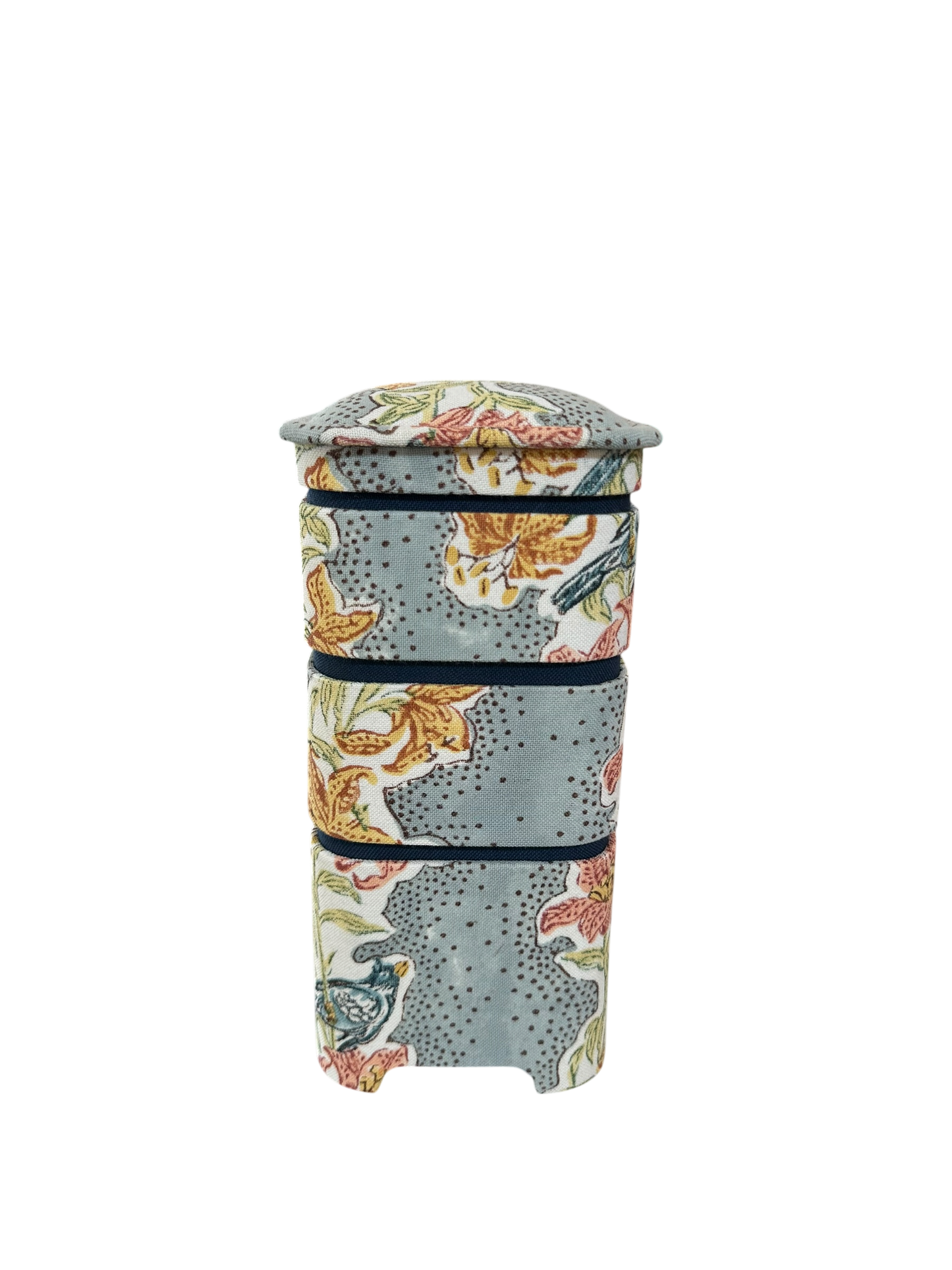 Block-Printed Jubako