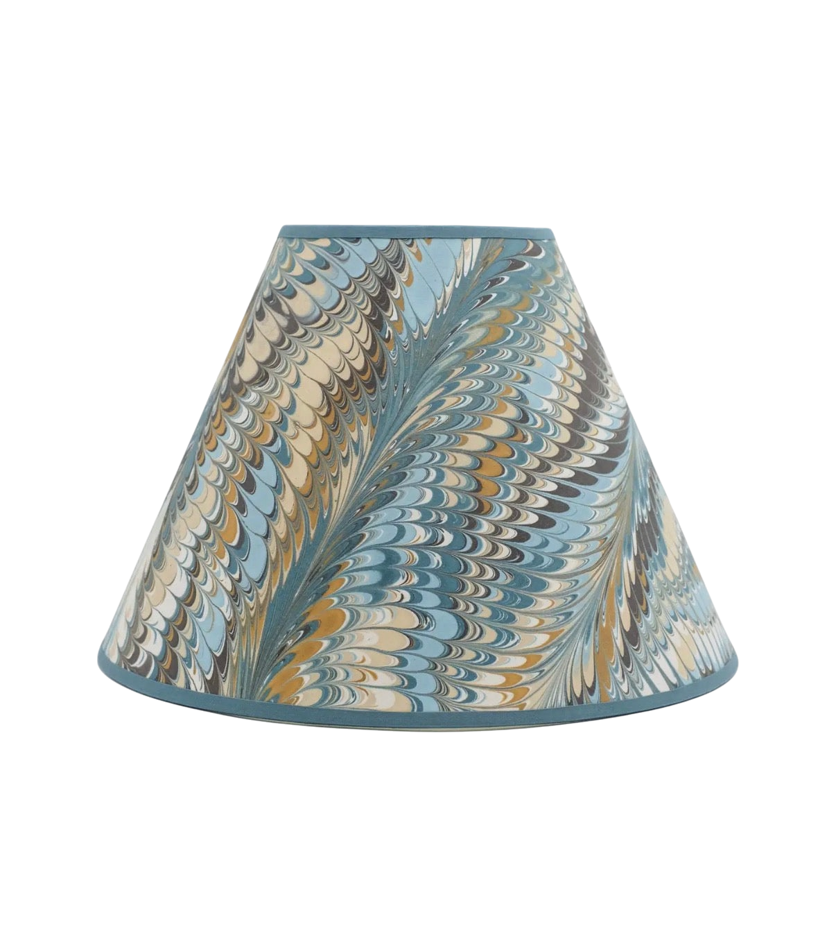16" Empire Lampshade Hand-Marbled