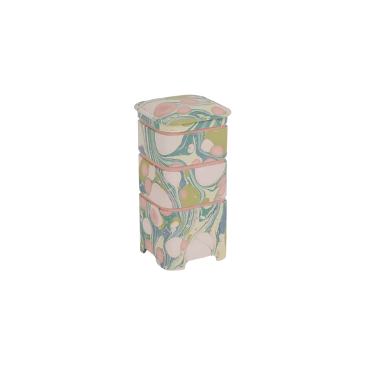 Marbled Jubako Box - Moss Bubble