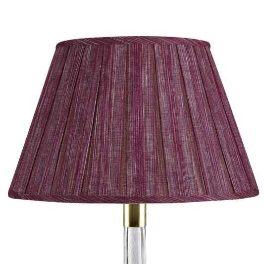 Fermoie Box Pleat Back to the Fuschia Lampshade