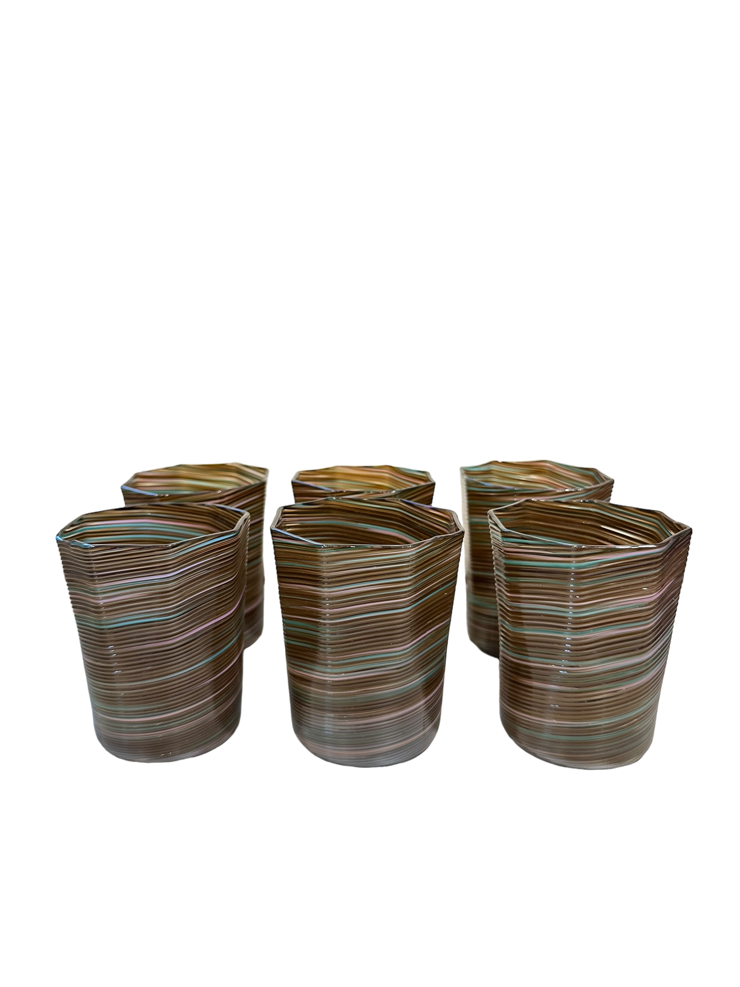 Individual Short Octagonal Glasses