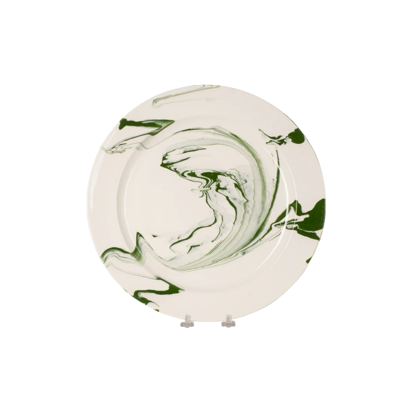 Dark Green Marble Charger