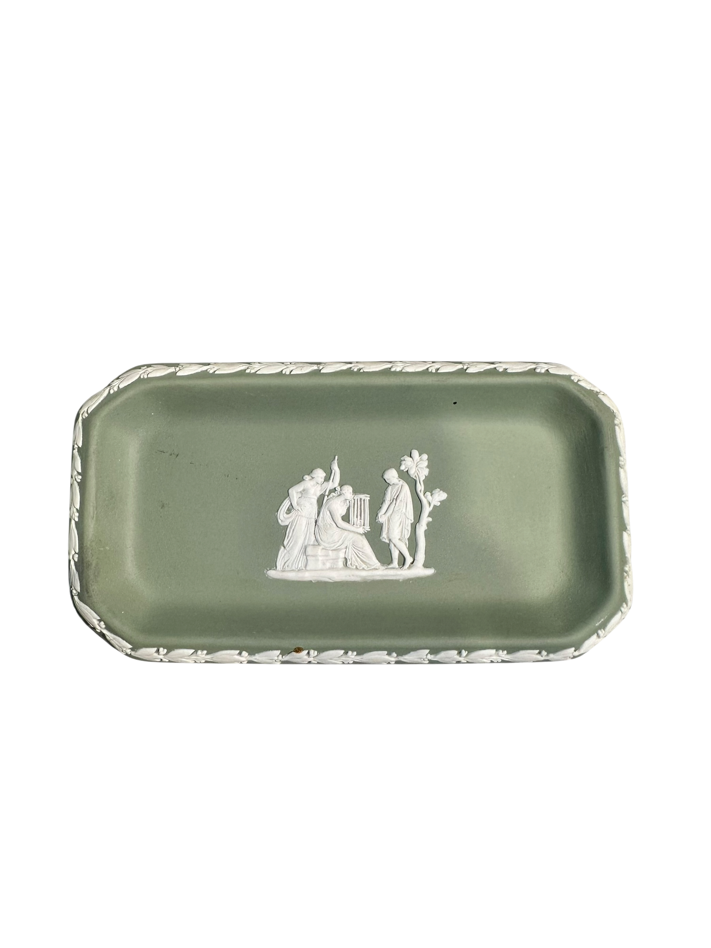 Rectangular Trinket Dish - Jasperware by Wedgwood