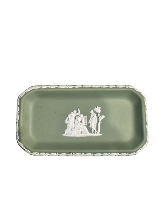 Rectangular Trinket Dish - Jasperware by Wedgwood