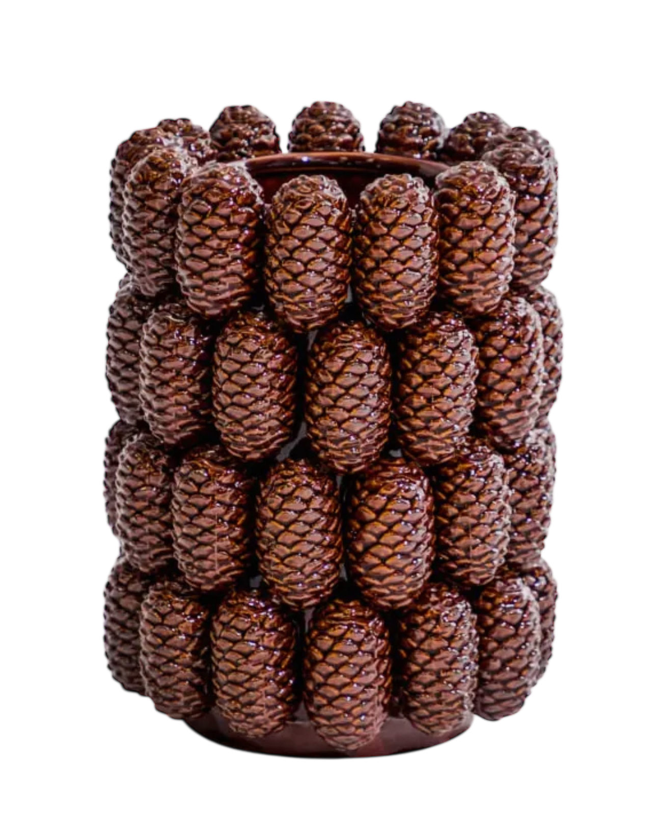 Ceramic Pine Cone Vase