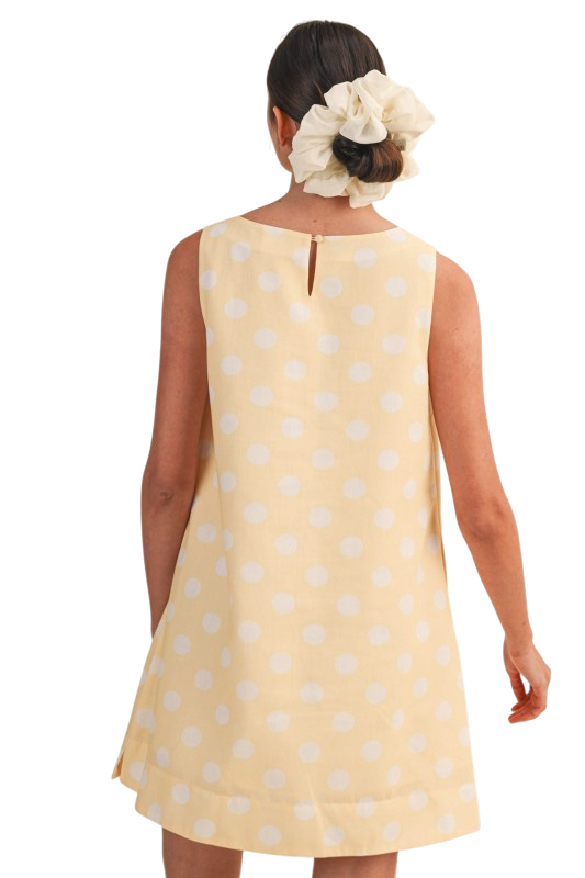 Polka Dot Shift Mini Dress