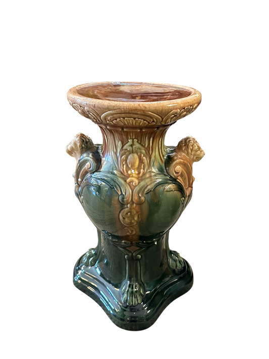 Antique Roseville Majolica Pedestal