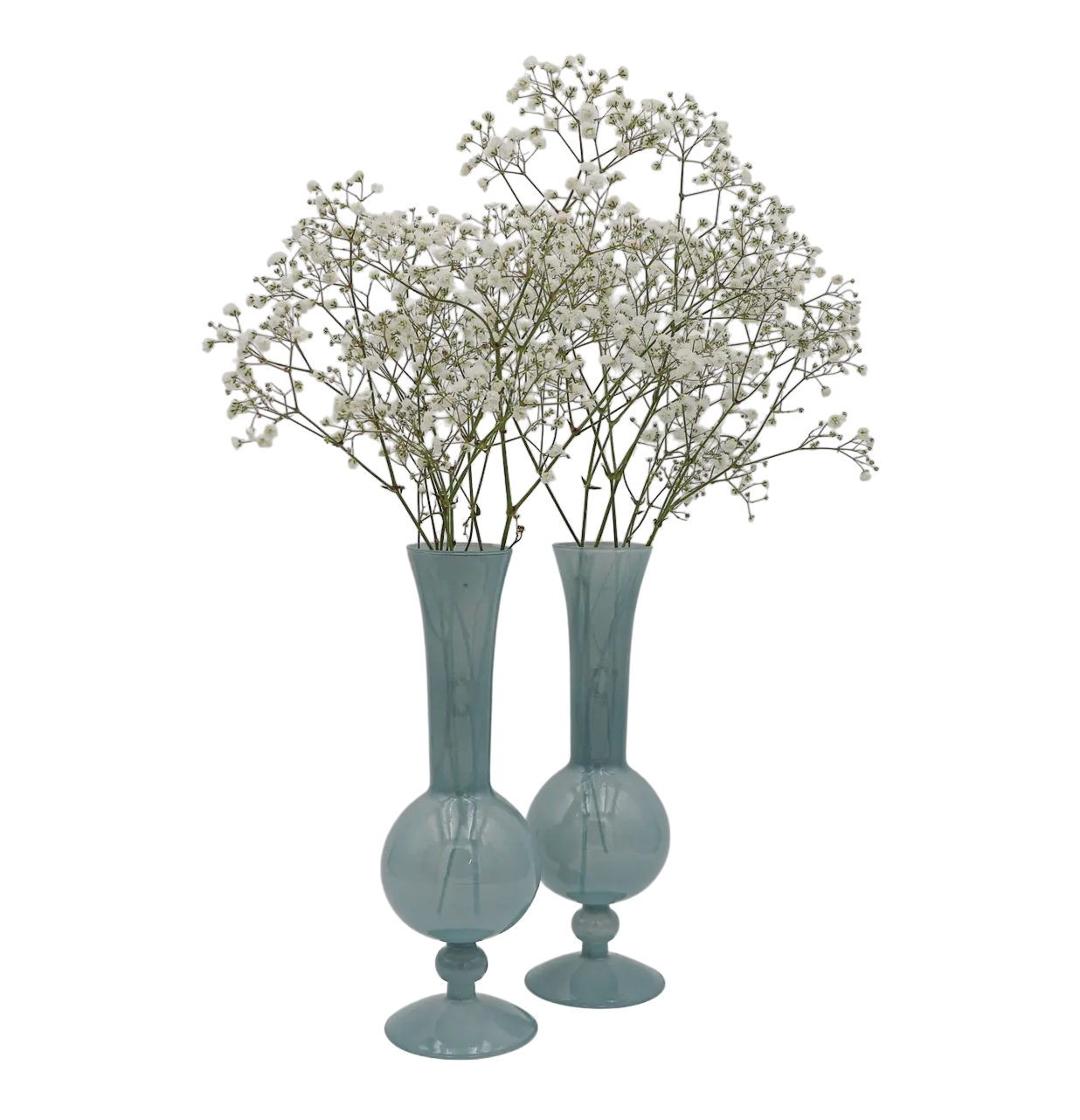 Frosted Blue Vase