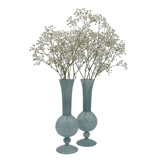 Frosted Blue Vase