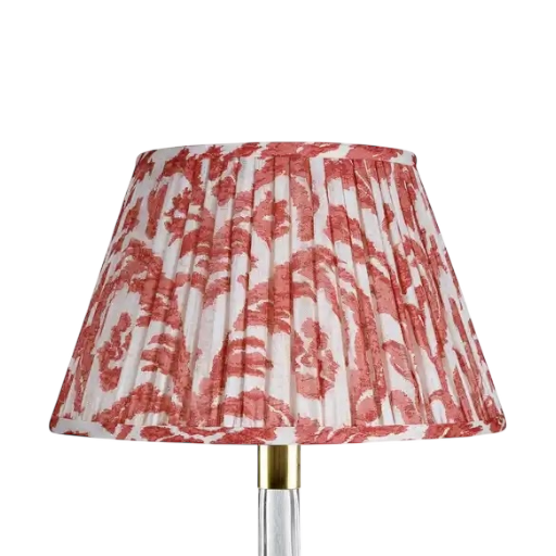 Fermoie Red Marlborough Lampshade