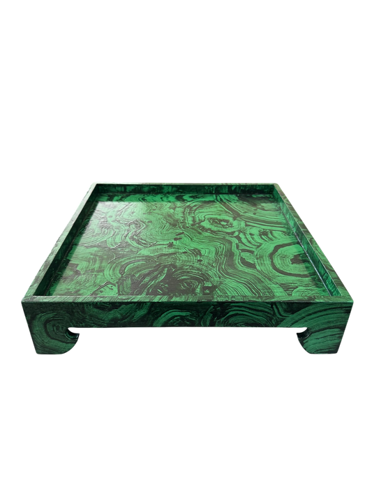 Bespoke Faux Malachite Tray