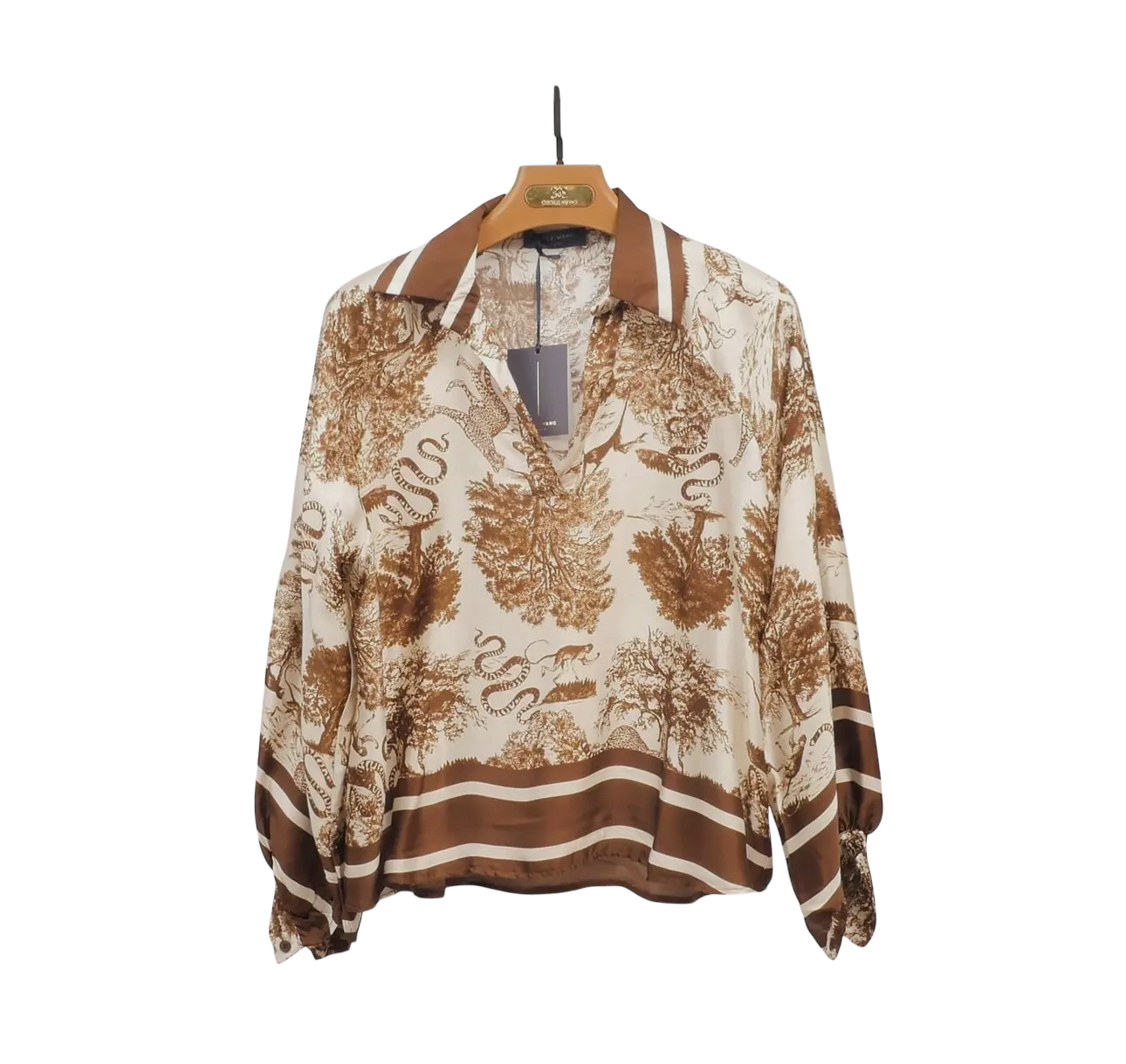 Chocolate Toile Tunic