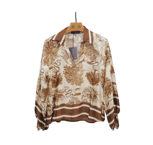 Chocolate Toile Tunic