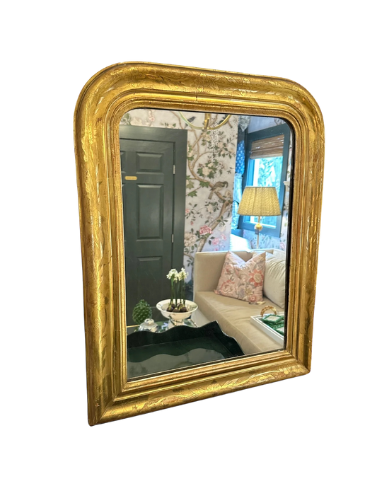 Louis Philippe Mirror - Botanical Inlay