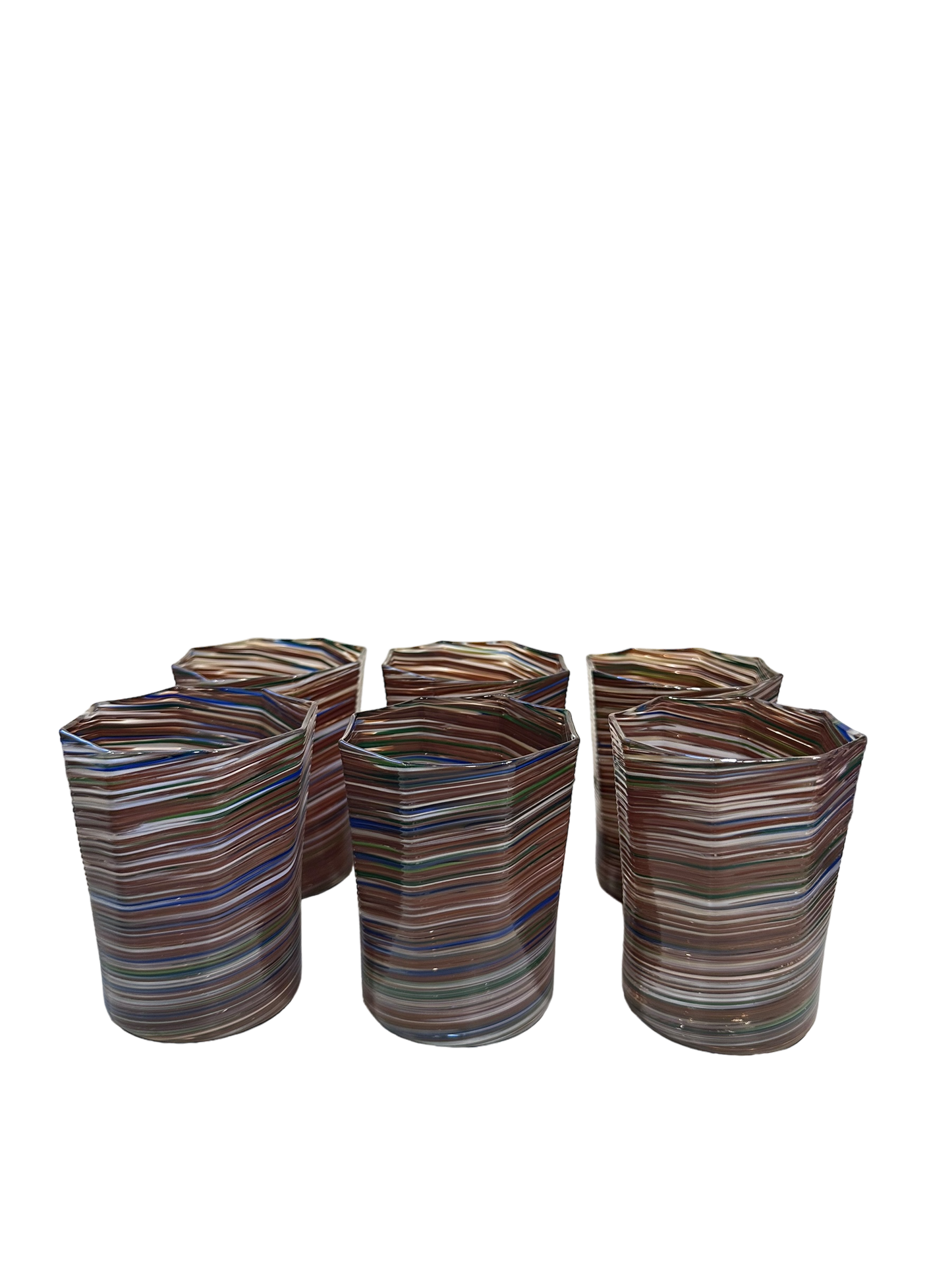 Individual Short Octagonal Glasses