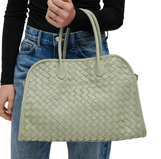 Sage Woven Tote