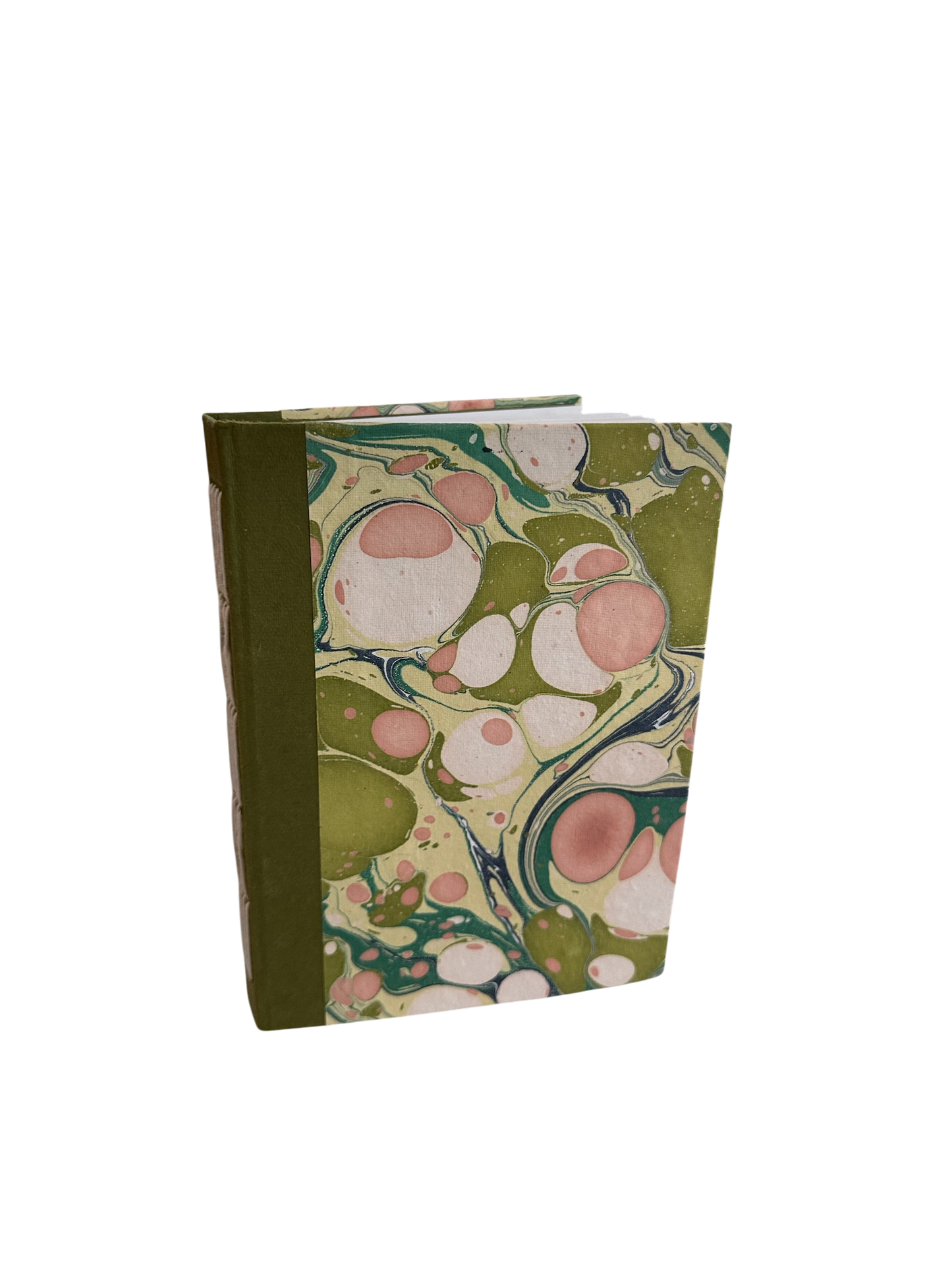 Moss Pebble Marble Journal